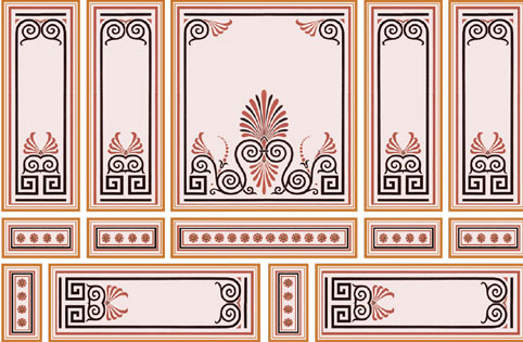 (image for) Dollhouse Scale Model Wallpaper Gold