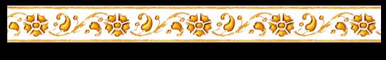 (image for) Dollhouse Scale Model Wallpaper Gold Borders