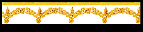 (image for) Dollhouse Scale Model Wallpaper Gold Borders