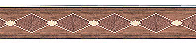 (image for) Dollhouse Scale Model Real Wood Wall Wainscotting