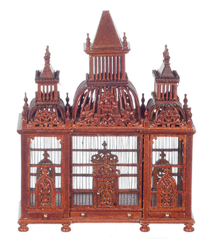 (image for) Miniature Victorian Bird Cage for Dollhouses