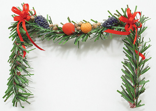 (image for) Miniature Della Robbia Fireplace Garland for Dollhouses