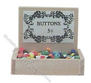 (image for) Miniature Button Box for Dollhouses