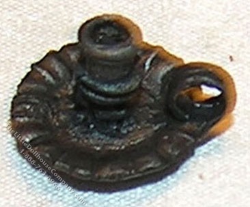 (image for) Miniature Chamber Candle Black for Dollhouses