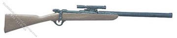 (image for) Miniature Hunting Rifle with Scope for Dollhouses