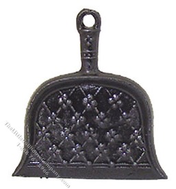 (image for) Miniature Black Dust Pan for Dollhouses