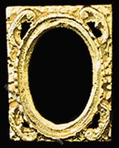 (image for) Miniature Oval Picture Frame for Dollhouses