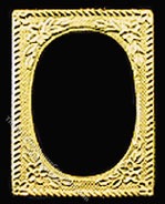 (image for) Miniature Small Picture Frame, Gold for Dollhouses