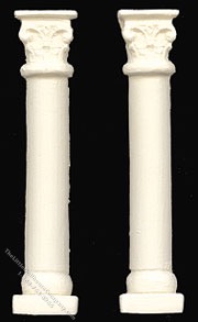 (image for) Dollhouse Scale Model Decorative Column (Pair)