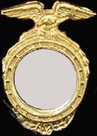 (image for) Dollhouse Scale Model Ornate Mirror