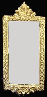 (image for) Dollhouse Scale Model Ornate Mirror