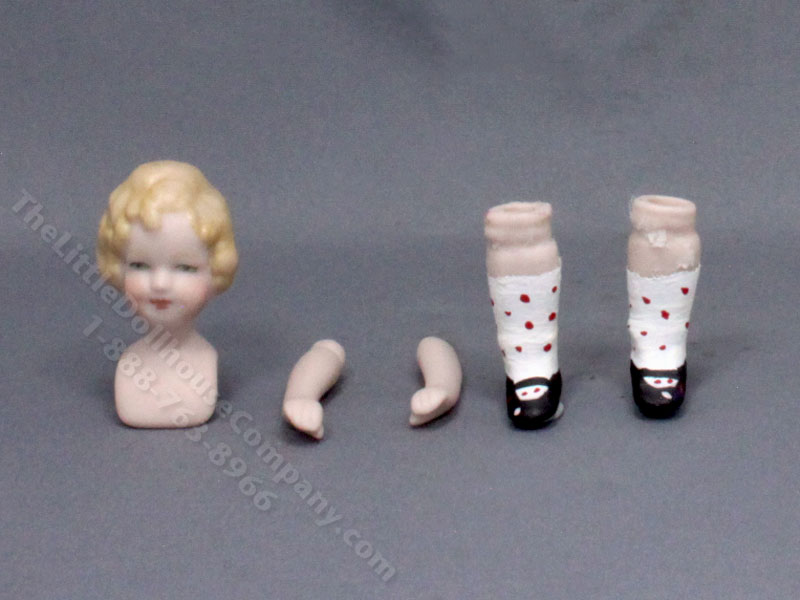 Miniature Little Girl Doll Kit [MJD 1219] The Little Dollhouse Company