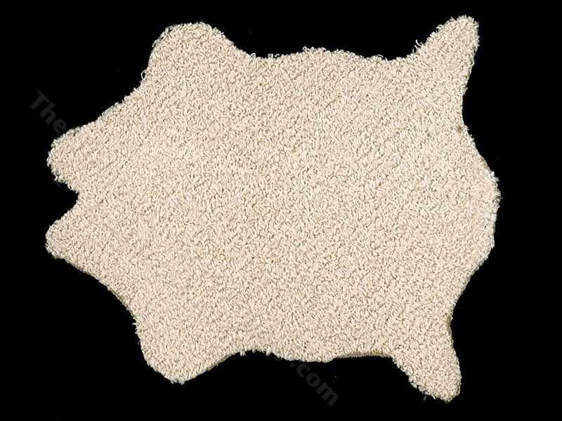 Miniature Cream Hide Rug for Dollhouses [SSM 001] | The Little ...