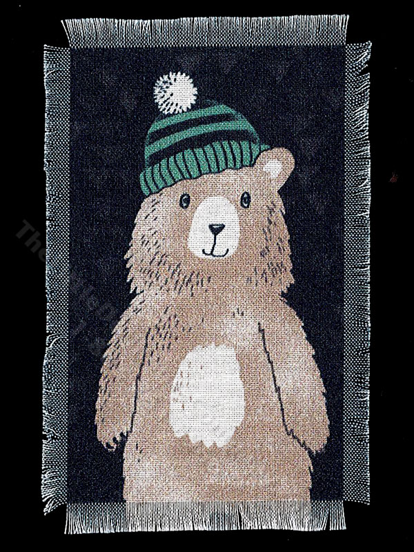Miniature Cute Bear Rug for Dollhouses [SSM 007] | The Little Dollhouse ...