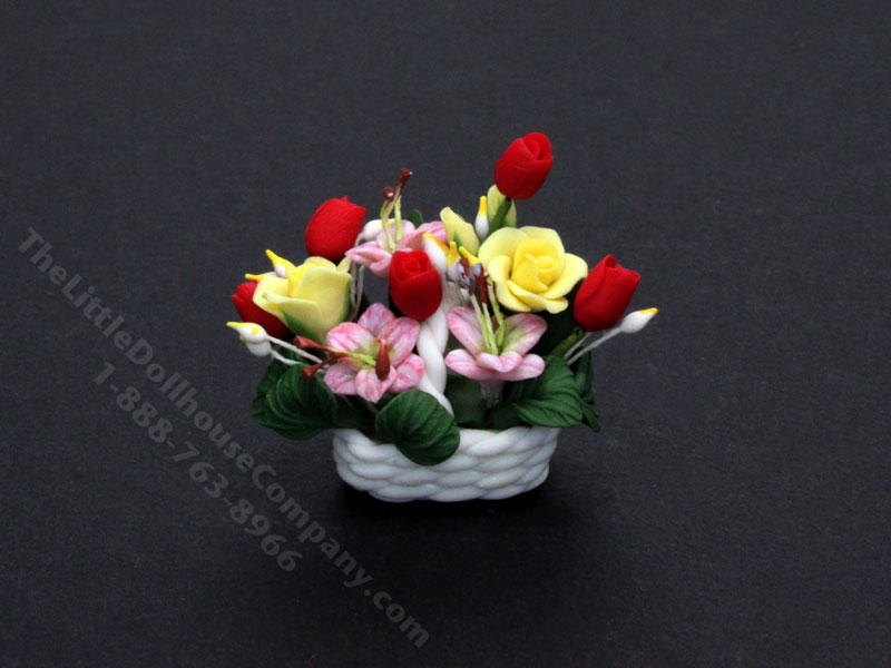 Dollhouse Miniature Flower Arrangement [LPD 038] | The Little Dollhouse ...
