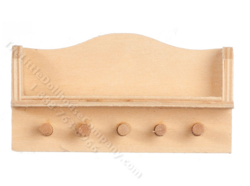 Miniature Kitchen Wall Shelf For Dollhouses - Unfinished [AZT G8210 ...