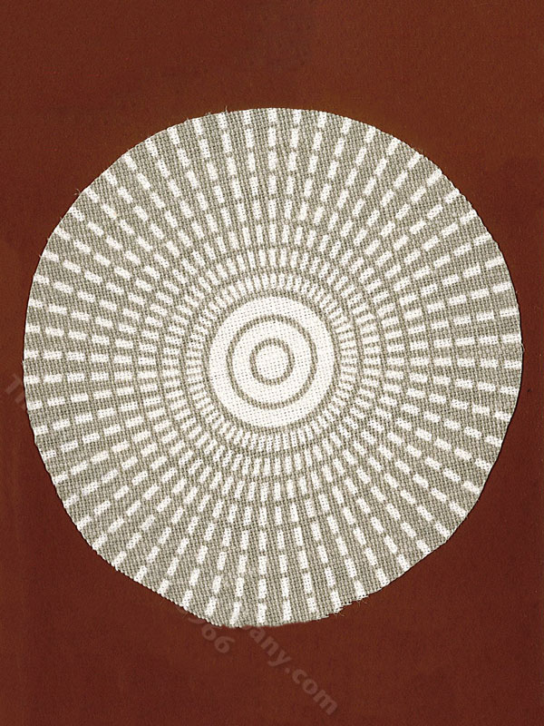 Miniature Round Grey Starburst Rug for Dollhouses [SSM 106] | The ...