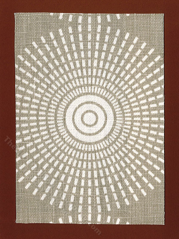Miniature Grey Starburst Rug for Dollhouses [SSM 107] | The Little ...
