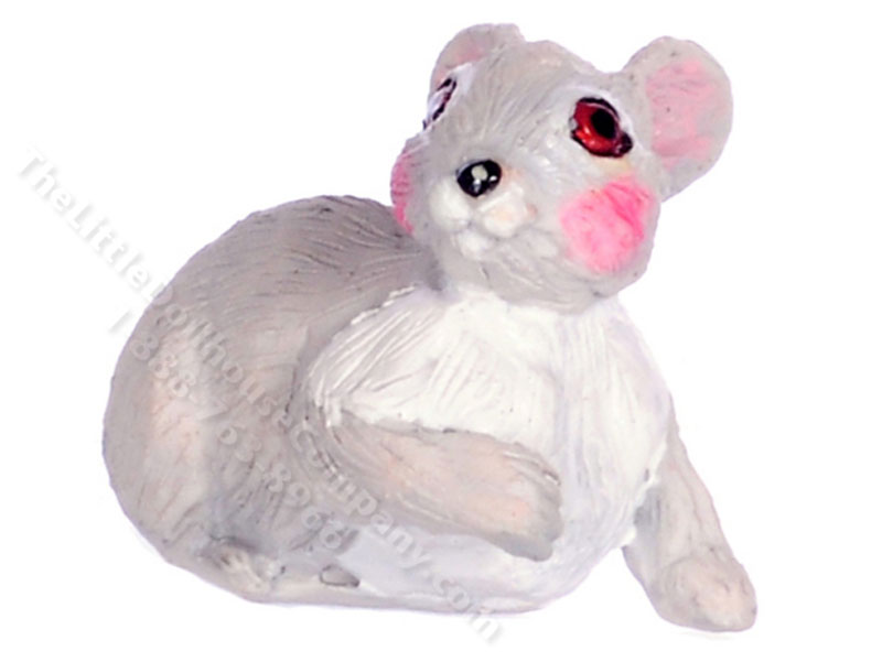 Miniature Grey Rabbit for Dollhouses [AZT A0243G] | The Little ...
