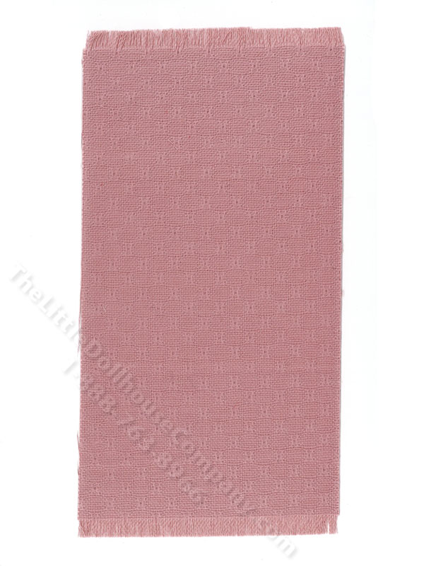 Miniature Pink Diamond Rug for Dollhouses [TLDC R38] | The Little ...