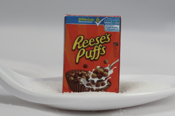 (image for) Dollhouse Miniature Box of Reese's Puffs