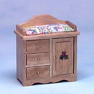 (image for) Changing Table - Oak