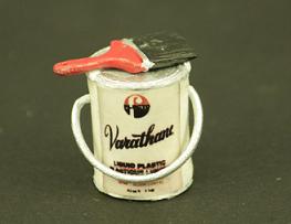 (image for) Dollhouse Scale Model Paint and Brush