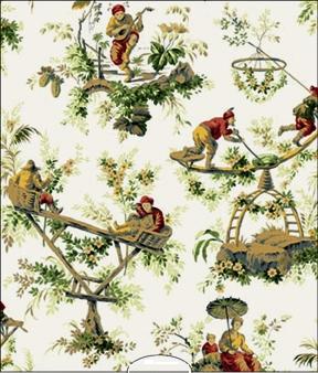(image for) Dollhouse Scale Model Wallpaper Devin - Print - White