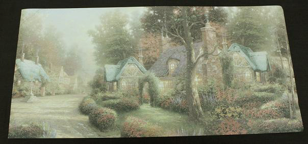(image for) Village - Dollhouse Scale Wallpaper/Mural