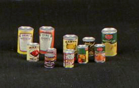 (image for) Dollhouse Scale Model Canned Food