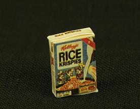 (image for) Dollhouse Miniature Kellogg's Rice Krispies