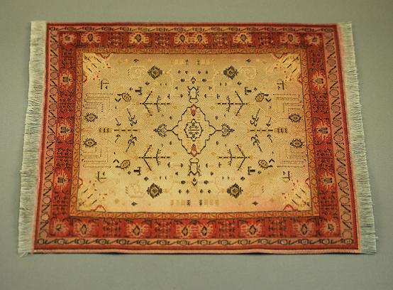 (image for) Dollhouse Miniature Carpet 17th Century