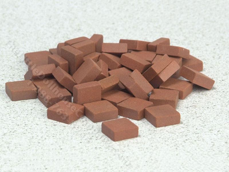 Miniature Square Red Patio Bricks for Dollhouses [AZT MH5425] | The ...