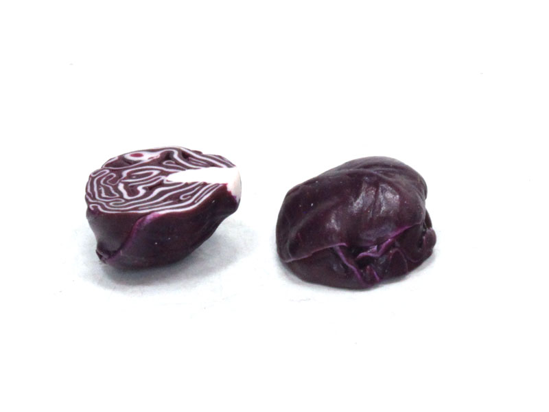 Miniature Red Cabbage Half by Charlotte Willmott (1pc) [MAH 390] | The ...