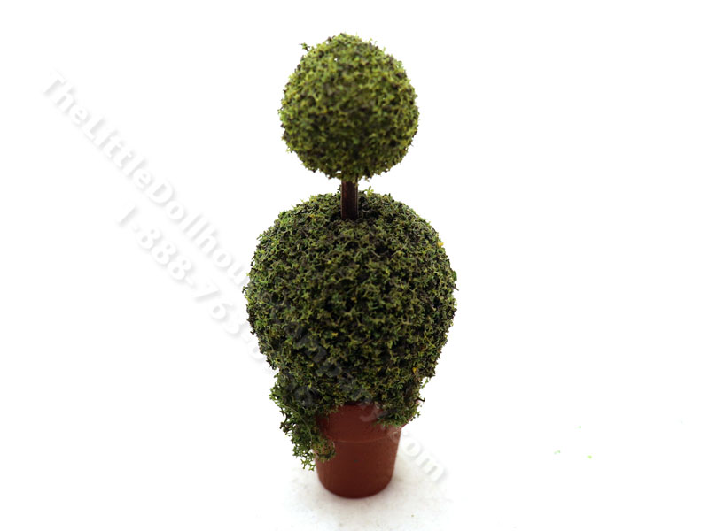 Miniature 3-3/4 inch Round Topiary for Dollhouses [MBS Topiary9] | The ...