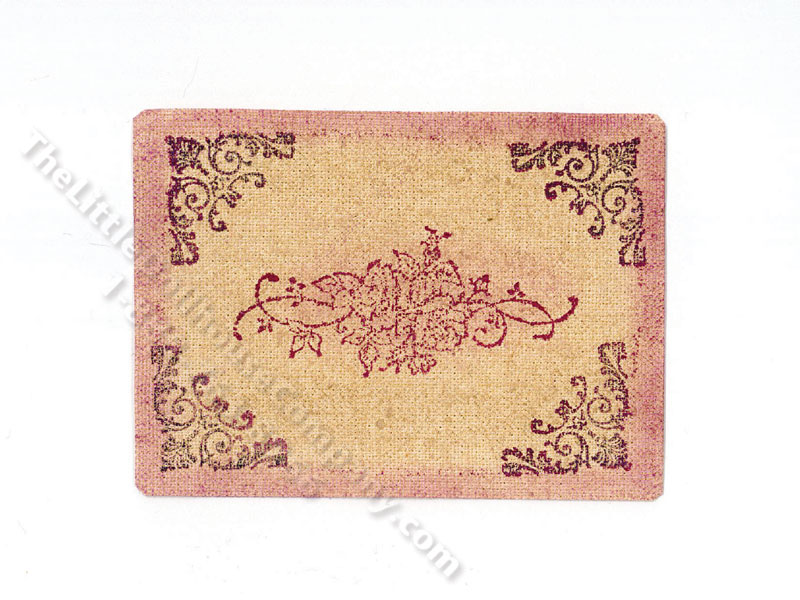 1:24 Scale Pink Rug for Dollhouses [MJD 4348] | The Little Dollhouse ...