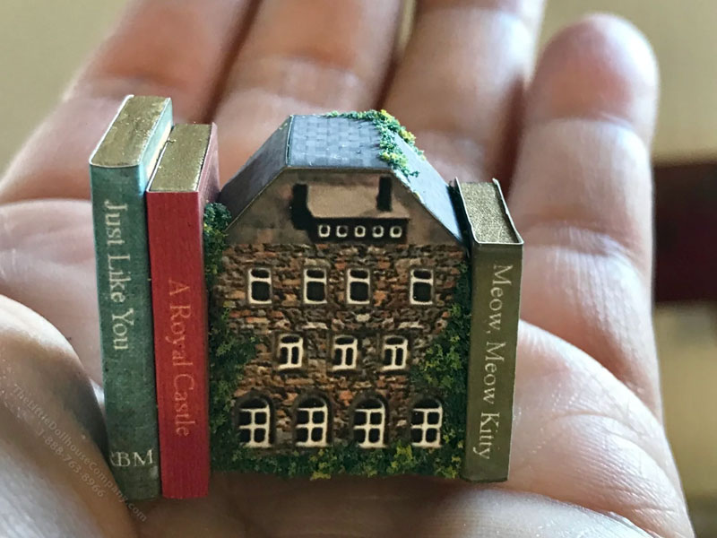 Miniature Little Book House - Stone House Kit [LBH008] | The Little ...