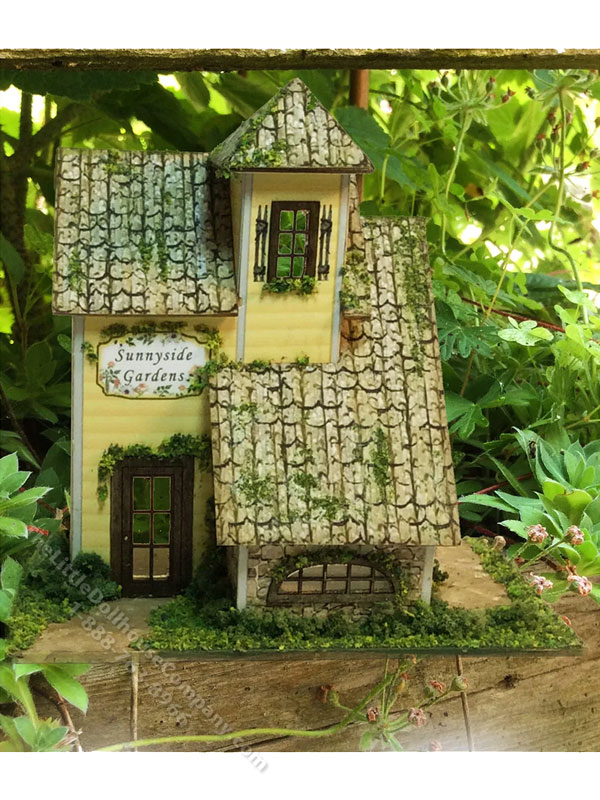 1:144 Scale Miniature Sunnyside Gardens House Kit [RBT ???] | The ...