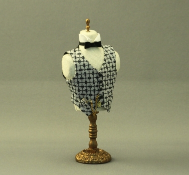 (image for) Dollhouse Scale Model Male Tailoring Form by Judith Blondell