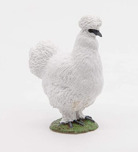 (image for) Dollhouse Scale Model Silkie Chicken