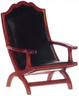(image for) Dollhouse Miniature Jefferson Campeachy Chair