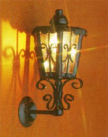 (image for) Dollhouse Scale Model Carriage Sconce Ornate
