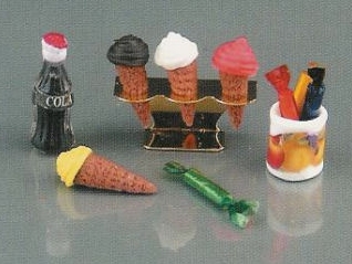 (image for) Dollhouse Scale Model Ice Cream Cones