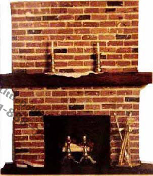 (image for) Fairfield Natural Brick Dollhouse Fireplace