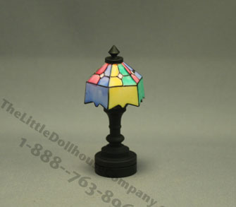(image for) Dollhouse Scale Model Replica Tiffany Table Lamp