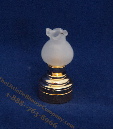 (image for) Miniature Battery Operated Brass Table/Ceiling Lamp