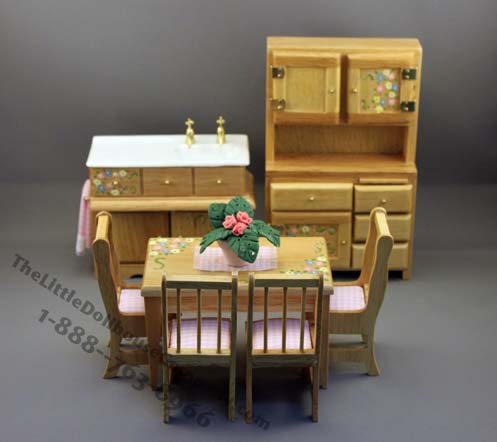 (image for) Dollhouse Miniature Kitchen Set (7pc)