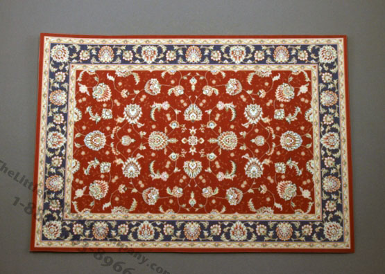 (image for) Red and Blue Border Carpet
