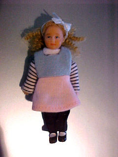(image for) Susannah Donnelly Girl Doll for Dollhouses