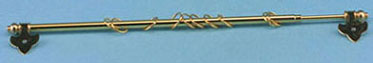(image for) 1/12th scale extendible Brass Curtain Rod